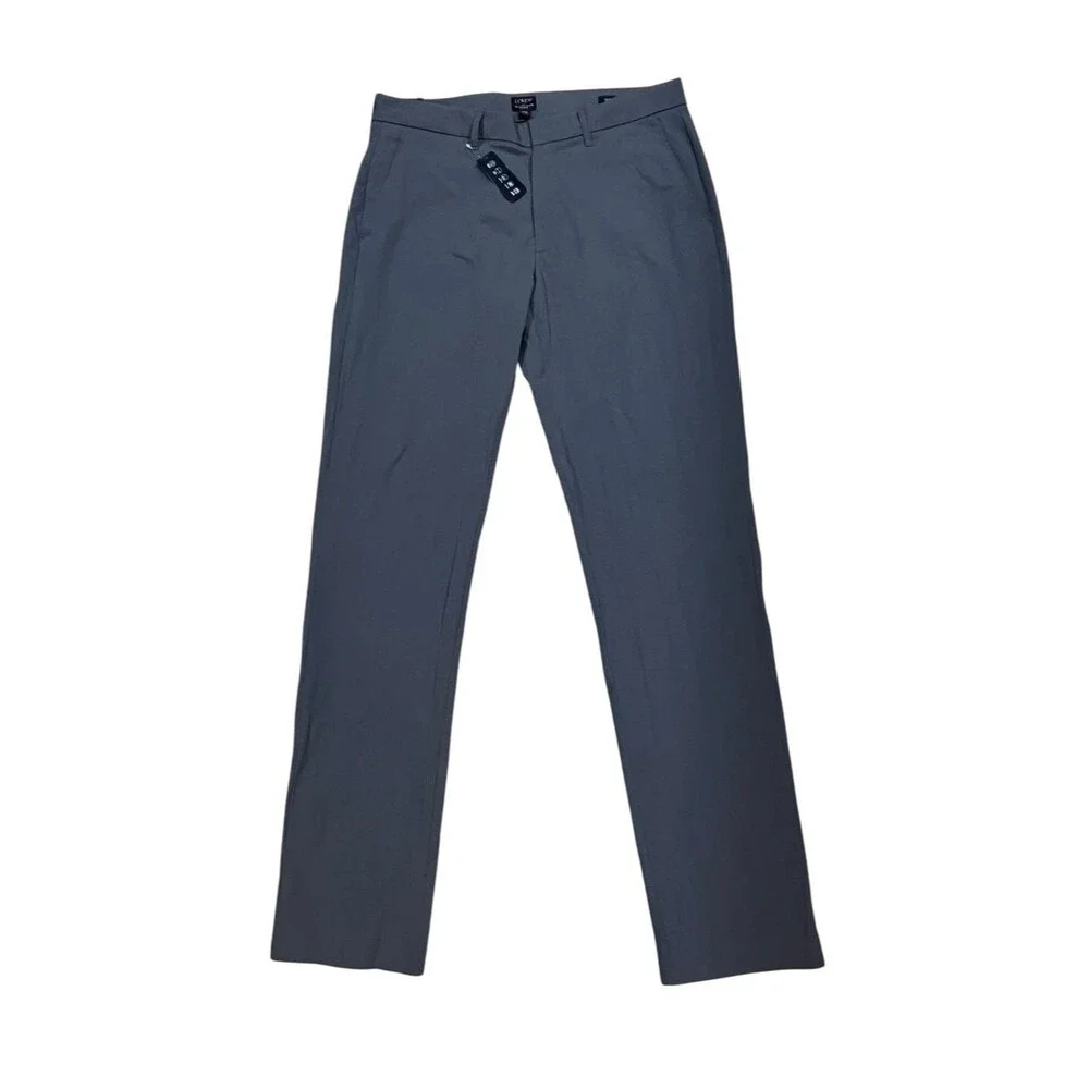 J. Crew Hiking Pants Thompson Tech Tapered Slate Blue Preppy Golf Casual 32 x 34
